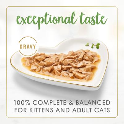 Show full view: Fancy Feast Gravy Lovers Salmon Feast in Gravy Gourmet Wet Cat Food, 3-oz can, case of 24 slide 4 of 12