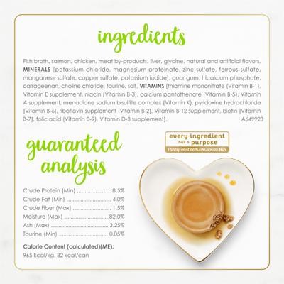 Show full view: Fancy Feast Gravy Lovers Salmon Feast Pate Wet Cat Food, 3-oz can, case of 24 slide 6 of 9