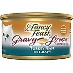 Fancy Feast Gravy Lovers Turkey Feast in Roasted Turkey Flavor Gravy Canned Cat Food, 3-oz, case of 24