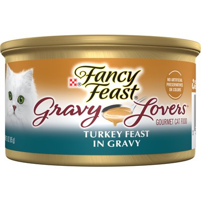 Fancy Feast Purina Fancy Feast Gravy Lovers Turkey Feast Gourmet Cat Food in Wet Cat Food Gravy