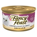Fancy Feast Grilled Chicken Feast in Gravy Wet Cat Food, 3-oz can, case of 24