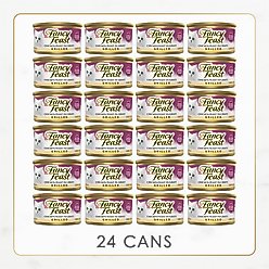 Fancy Feast Grilled Chicken Feast in Gravy Wet Cat Food, 3-oz can, case of 24 slide 2 of 9