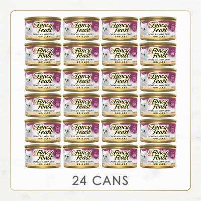Show full view: Fancy Feast Grilled Chicken Feast in Gravy Wet Cat Food, 3-oz can, case of 24 slide 3 of 13