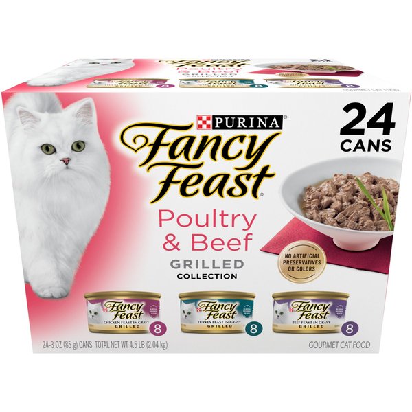 Fancy Feast Marinated Morsels Turkey Feast in Gravy Canned Cat Food