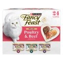 Fancy Feast Grilled Poultry & Beef Feast Variety Pack Canned Cat Food, 3-oz, case of 24