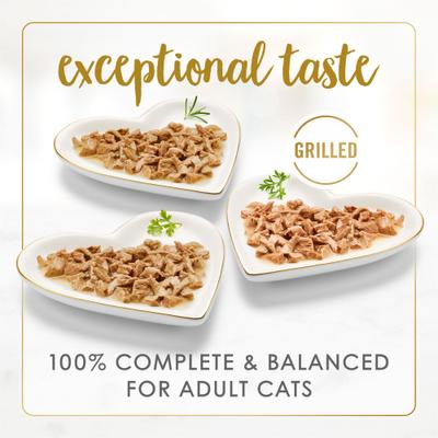 Show full view: Fancy Feast Grilled Poultry & Beef Feast Variety Pack Canned Cat Food, 3-oz, case of 30 slide 5 of 13