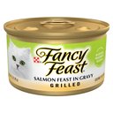 Fancy Feast Grilled Salmon Feast in Gravy Canned Cat Food, 3-oz, case of 24