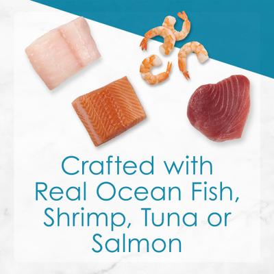 Show full view: Fancy Feast Grilled Seafood Feast Variety Pack Canned Food, 3-oz, case of 24 + PrettyLitter Cat Litter slide 5 of 9