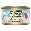 Fancy Feast Grilled Tuna Feast in Gravy Canned Cat Food, 3-oz can, case of 24