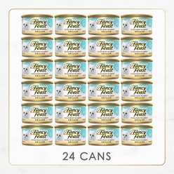 Fancy Feast Grilled Tuna Feast in Gravy Canned Cat Food, 3-oz, case of 24 slide 2 of 9