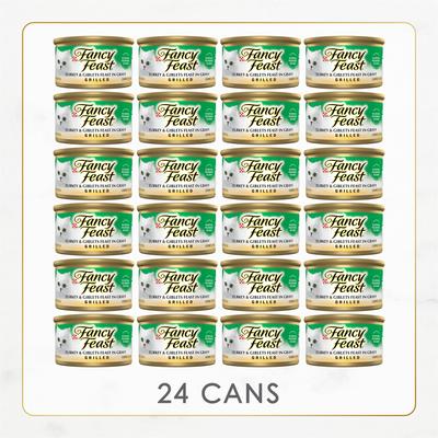 Show full view: Fancy Feast Grilled Turkey & Giblets Feast in Gravy Canned Cat Food, 3-oz, case of 24 slide 3 of 13