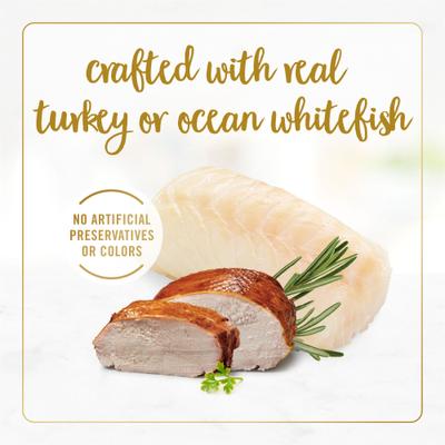 Show full view: Fancy Feast Kitten Classic Pate Collection Turkey & Whitefish Variety Pack Grain-Free Wet Cat Food, 3-oz can, case of 12 slide 5 of 10