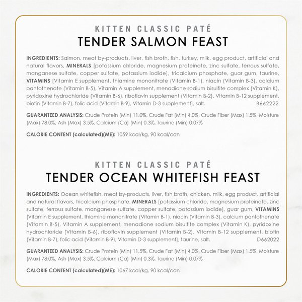 Fancy Feast Tender Feast Variety Pack Canned Kitten Food