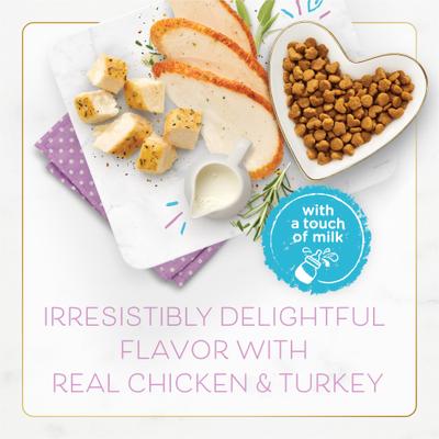 Show full view: Fancy Feast Kitten Savory Chicken & Turkey Dry Cat Food, 3-lb bag slide 6 of 10