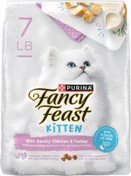 Fancy Feast Kitten Savory Chicken & Turkey Dry Cat Food, 7-lb bag