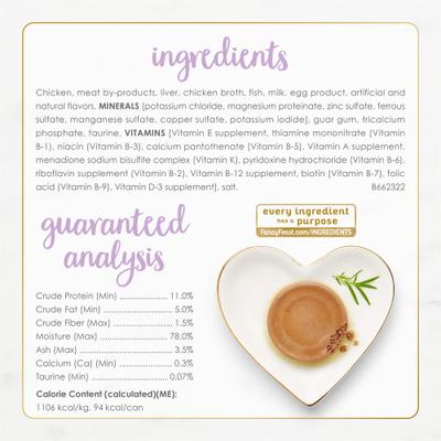 Show full view: Fancy Feast Kitten Tender Chicken Feast Canned Cat Food, 3-oz, case of 24 slide 7 of 11