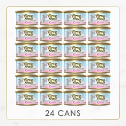 Fancy Feast Kitten Tender Ocean Whitefish Feast Canned Cat Food, 3-oz, case of 24 slide 2 of 7