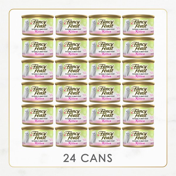 Fancy Feast Kitten Tender Turkey Feast Canned Cat Food