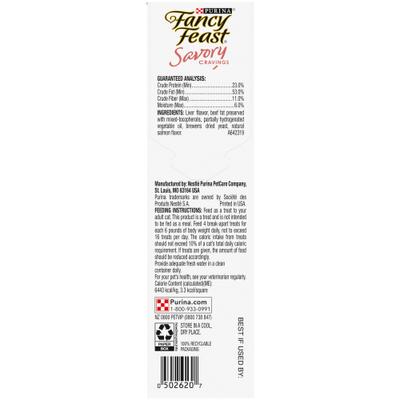 Show full view: Fancy Feast Limited Ingredient Salmon Flavored Cat Treats, 1-oz box slide 3 of 9