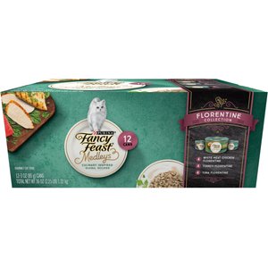 Fancy Feast Medleys Florentine Collection Pack Canned Cat Food, 3-oz, case of 12