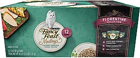 Fancy Feast Medleys Florentine Collection Pack Canned Cat Food, 3-oz, case of 12