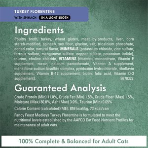 Fancy Feast Medleys Florentine Collection Pack Canned Cat Food, 3-oz, case of 12