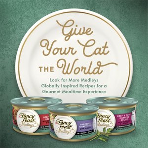 Fancy Feast Medleys Florentine Collection Pack Canned Cat Food, 3-oz, case of 12