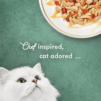 Show full view: Fancy Feast Medleys Pork Barbacoa with Rice, Tomatoes & Carrots in Savory Juices Wet Cat Food, 3-oz can, case of 24 slide 6 of 11