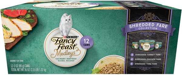Fancy Feast Elegant Medleys Shredded Fare Collection Canned Cat Food