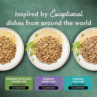 Show full view: Fancy Feast Medleys Shredded Fare Collection Pack Canned Cat Food, 3-oz, case of 12 slide 4 of 14