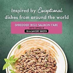 Fancy Feast Medleys Shredded Wild Salmon Fare Canned Cat Food, 3-oz, case of 24 slide 2 of 8