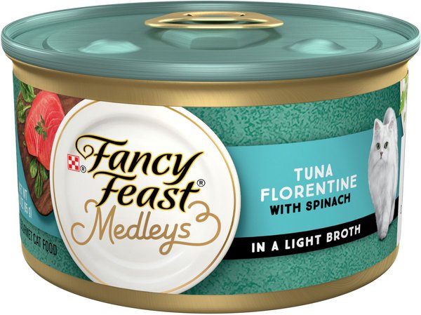 Fancy Feast Elegant Medleys Tuna Florentine Canned Cat Food