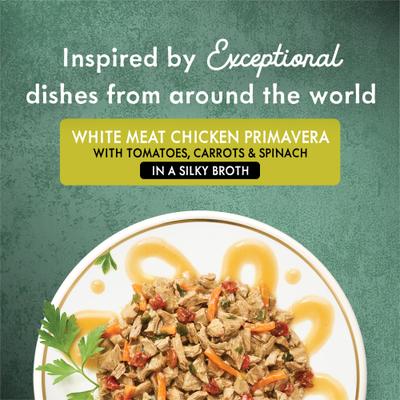 Show full view: Fancy Feast Medleys White Meat Chicken Primavera Canned Cat Food, 3-oz, case of 24 slide 3 of 12