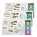 Fancy Feast Petites Gourmet Gravy Collection Variety Pack Wet Cat Food, 2.8-oz tray, bundle of 36 