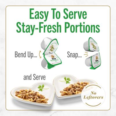Show full view: Fancy Feast Petites In Gravy Grilled Chicken with Rice Entree Wet Cat Food, 24 Servings, 2.8-oz tray, case of 12 slide 6 of 11