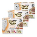 Fancy Feast Poultry & Beef Classic Pate Variety Pack Canned Cat Food, 3-oz can, bundle of 72 