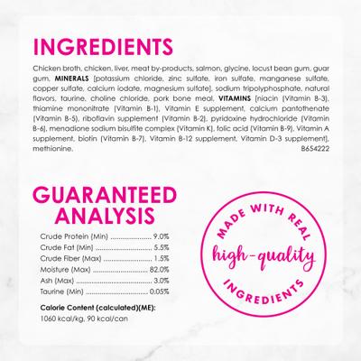 Show full view: Fancy Feast Savory Centers Salmon Canned Cat Food, 3-oz, case of 24 slide 5 of 10