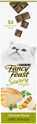 Fancy Feast Savory Cravings Chicken Flavor Soft Cat Treats, 1-oz box