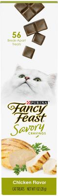 Show full view: Fancy Feast Savory Cravings Chicken Flavor Soft Cat Treats, 1-oz box slide 1 of 11