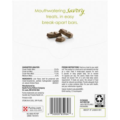 Show full view: Fancy Feast Savory Cravings Chicken Flavor Soft Cat Treats, 3-oz box slide 3 of 12