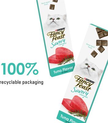 Show full view: Fancy Feast Savory Cravings Tuna Flavor Cat Treats, 1-oz box slide 9 of 11