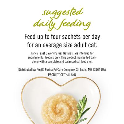 Show full view: Fancy Feast Savory Puree Naturals Chicken Flavored in a Demi-Glace Squeezable Lickable Adult Cat Treats, 0.32-oz tube, case of 12 slide 9 of 12