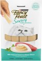 Fancy Feast Savory Puree Naturals Tuna Flavored in a Demi-Glace Squeezable Lickable Adult Cat Treats, 0.35-...