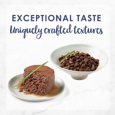 Show full view: Fancy Feast Senior 7+ Chicken, Beef & Tuna Feasts Variety Pack Canned Cat Food, 3-oz can, case of 12 slide 5 of 12