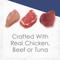 Show in main carousel: Fancy Feast Senior 7+ Chicken, Beef & Tuna Feasts Variety Pack Canned Cat Food, 3-oz can, bundle of 24  slide 5 of 13