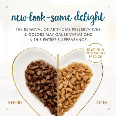 Show full view: Fancy Feast Tuna Feast in Gravy Minced Senior 7+ Canned Cat Food, 3-oz can, case of 24 slide 4 of 11