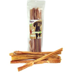 Fantastic Dog Chews 12" Bully Junior Bladder Sticks Dog Chews, 6-oz bag