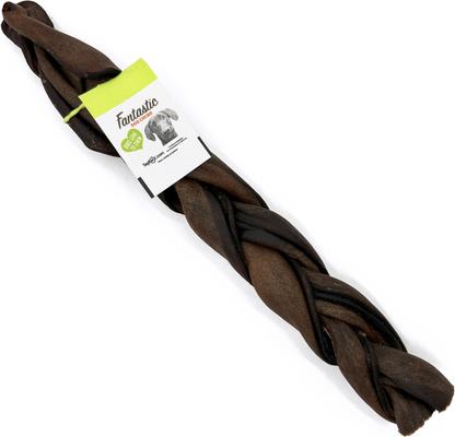 Show full view: Fantastic Dog Chews 12-inch Braided Collagen Bully Stick Dog Chew, 1 count slide 3 of 5