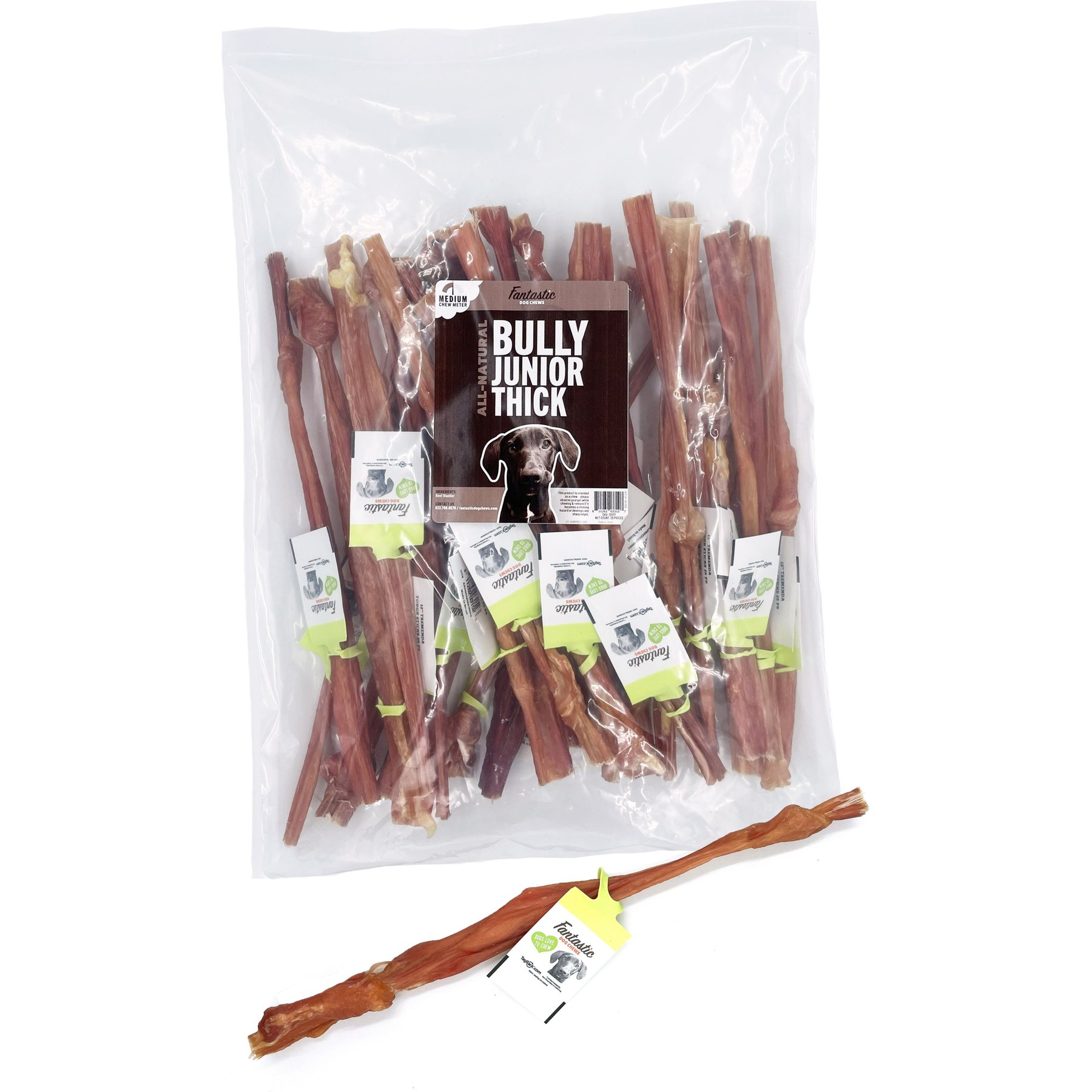 Fantastic Dog Chews 12-inch Tremenda Tough Sticks Dog Chew