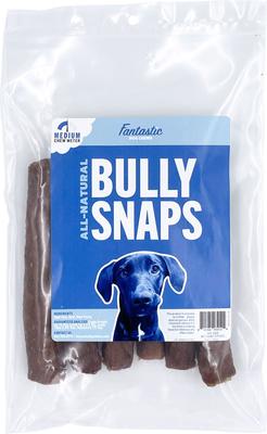 Show full view: Fantastic Dog Chews 5-inch Bully Snaps Beef Flavor Dog Treats, 6 count slide 5 of 5